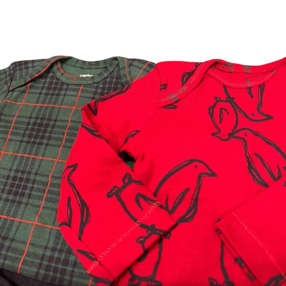 NWT Carter's 3M Baby Boys Holiday Christmas 3 pc outfit - Picture 3 of 3